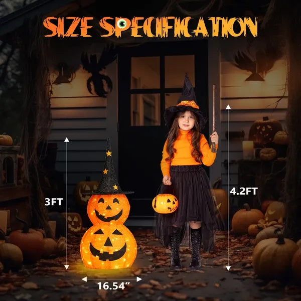 Halloween pumpkin lights outdoor