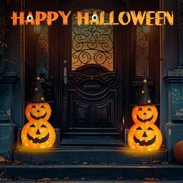 Halloween pumpkin lights outdoor