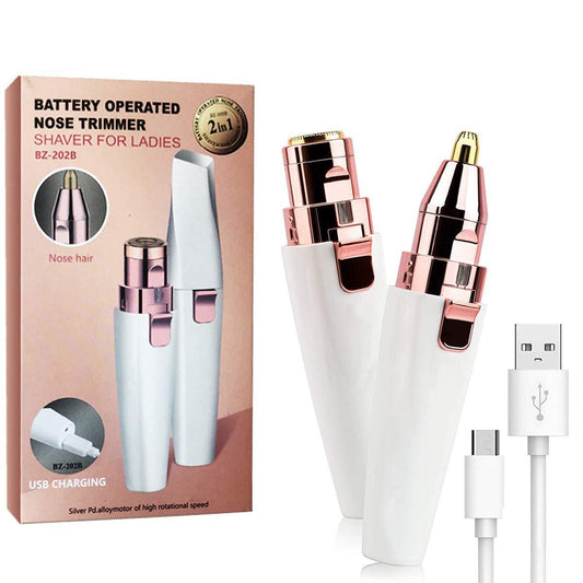 2 In 1 Electric Eyebrow Trimmer Lady Shave