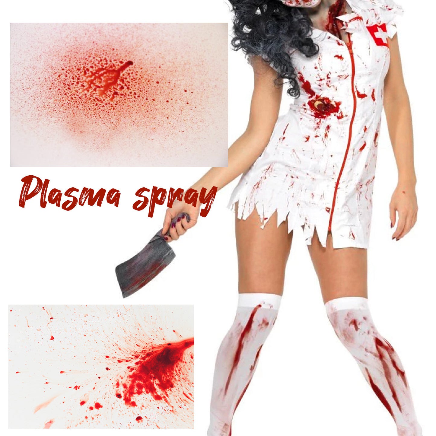 Fake blood spray decoration