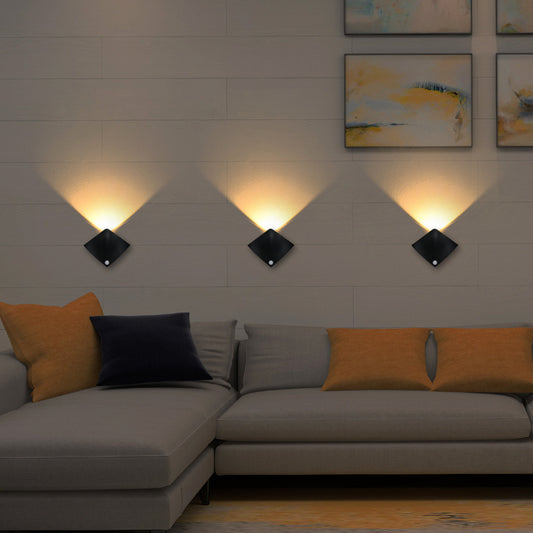 USB rechargeable motion sensor wall light