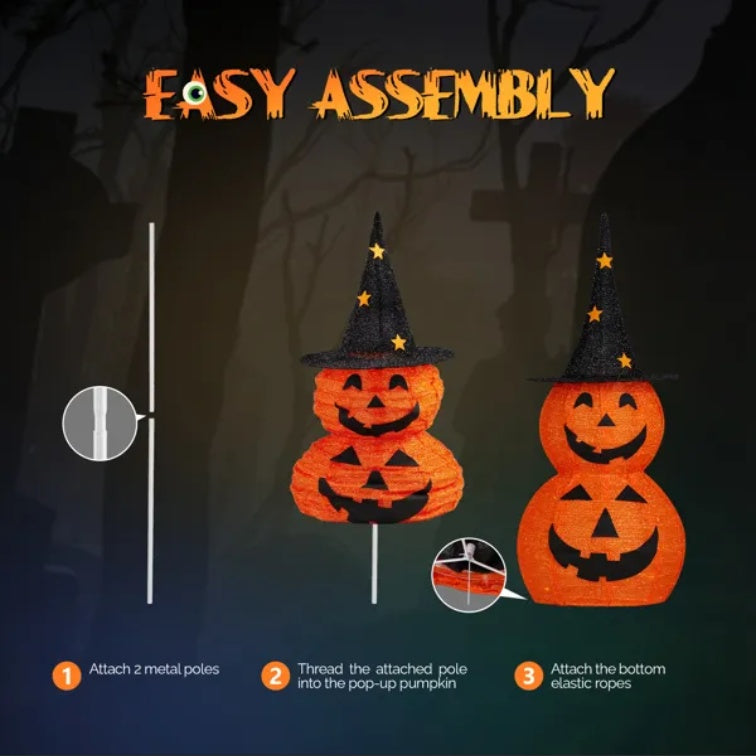 Halloween pumpkin lights outdoor