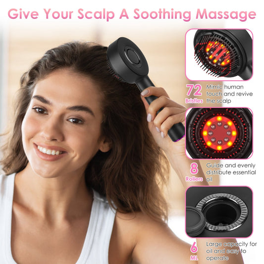 Red Light Scalp Massager for Hair Growth
