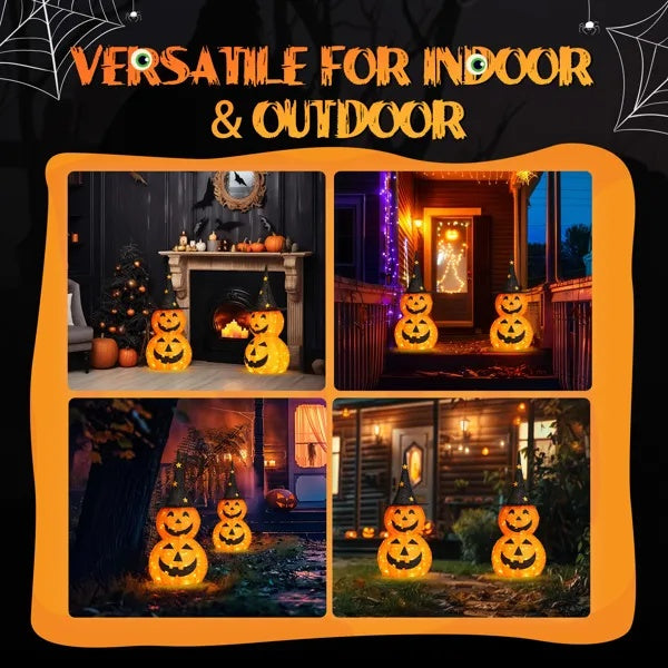 Halloween pumpkin lights outdoor