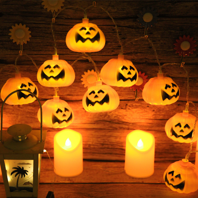 Halloween pumpkin string lights