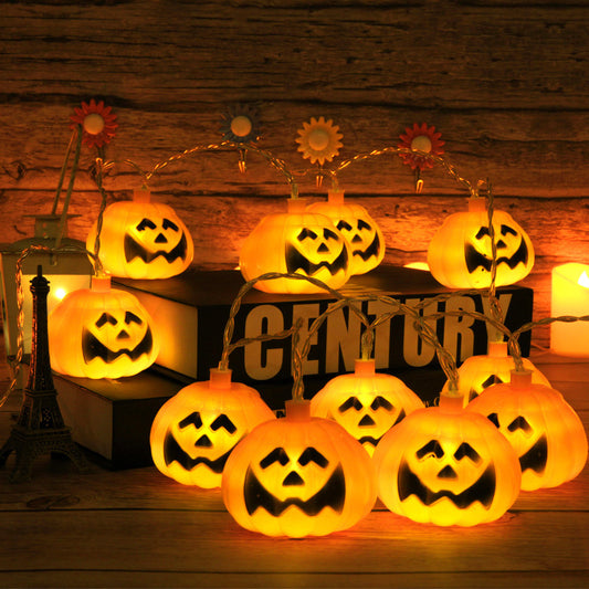 Halloween pumpkin string lights