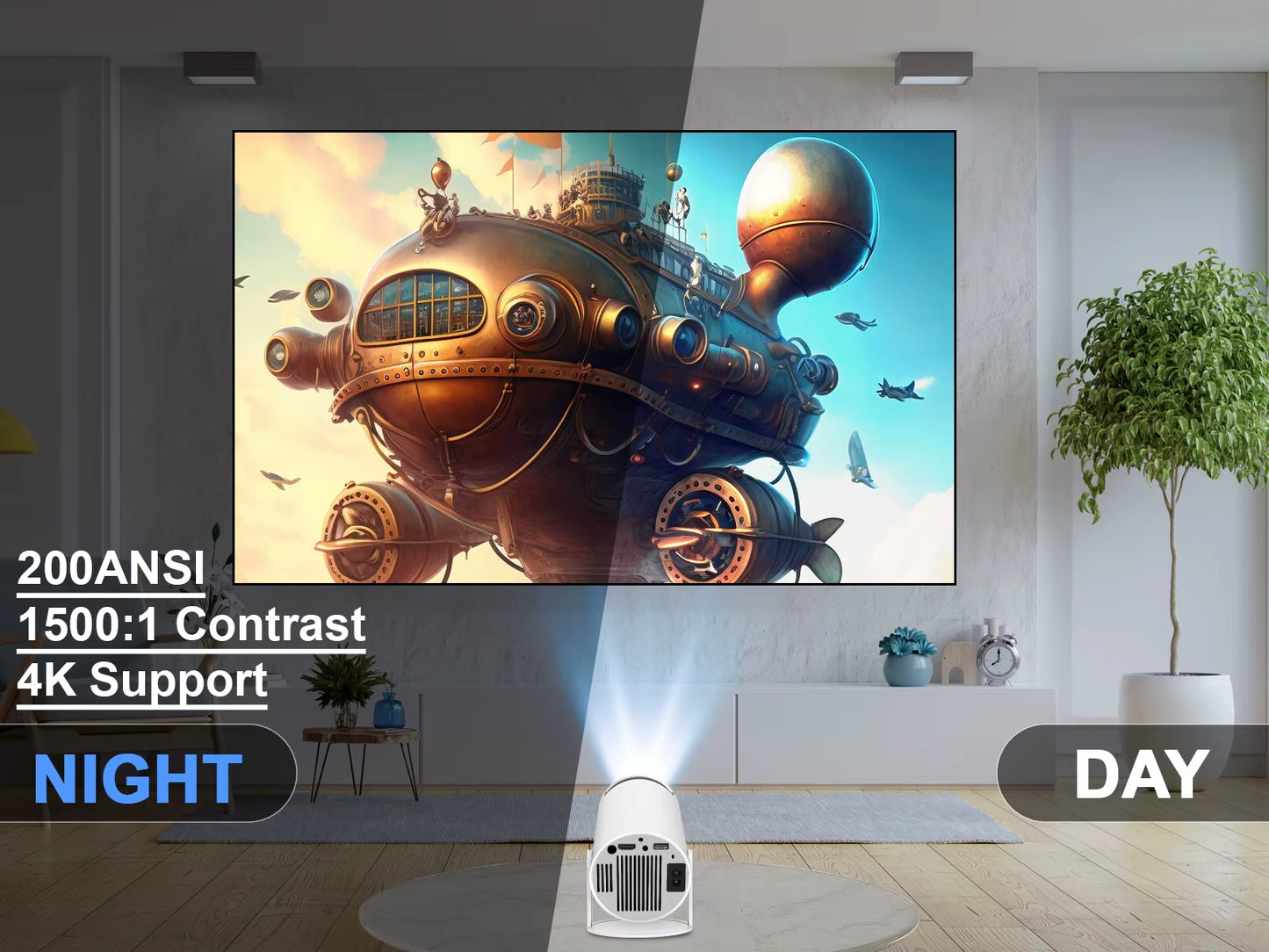Don't Miss Out! 🎉 Clearance Sale on the HY300 4K Projector - Perfect for Outdoor Movie Nights! 🍿✨ #ProjectorSale #HomeCinema