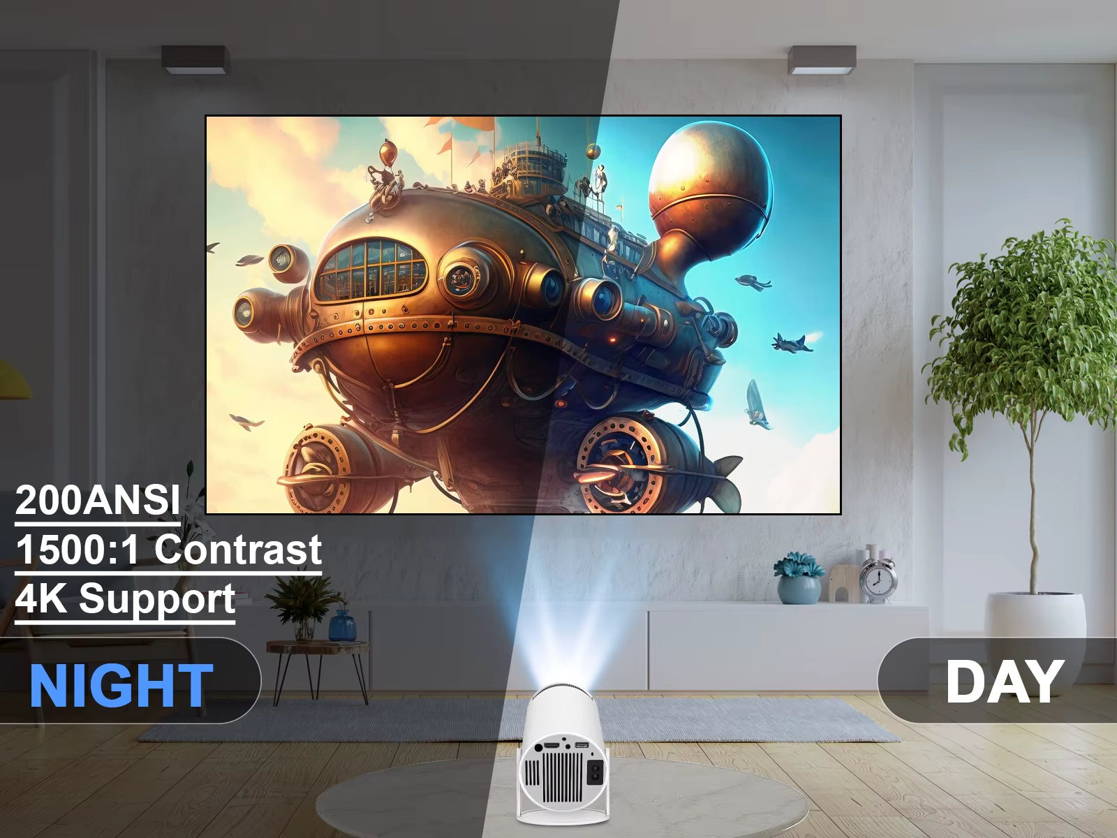 Don't Miss Out! 🎉 Clearance Sale on the HY300 4K Projector - Perfect for Outdoor Movie Nights! 🍿✨ #ProjectorSale #HomeCinema