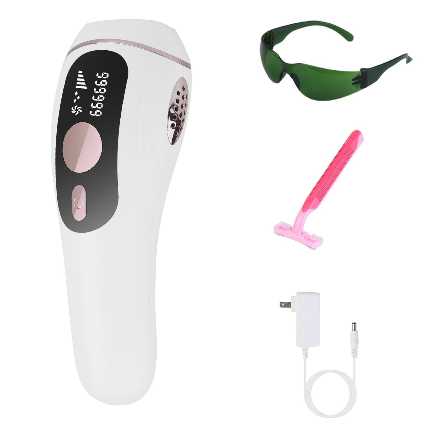 1Pc Laser Hair Removal For Woman Man Ice Cooling Permanent IPL Hair Remover With Painless 999999 Flashes Home Use Lasting Hair Reduction For Armpits Legs Arms Bikini Line