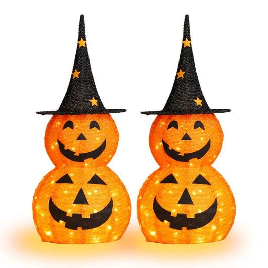 Halloween pumpkin lights outdoor