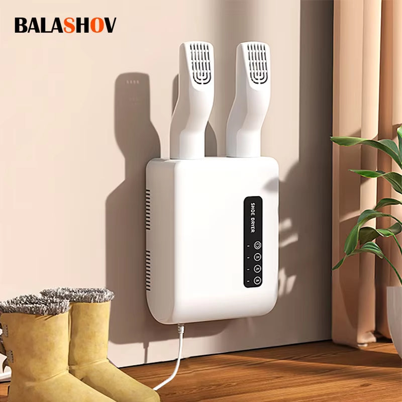 Electric Shoe Dryer Wall Mounted Boots Deodorizer Household Multifunctional Shoe Drying Machine Quick Warm Shoe Heater for Home