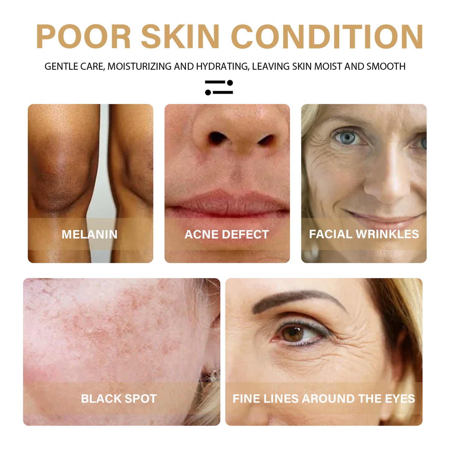 EELHOE Turmeric Dark Spot Correction Face Care Spot Moisturizing And Repairing Skin Tone Serum