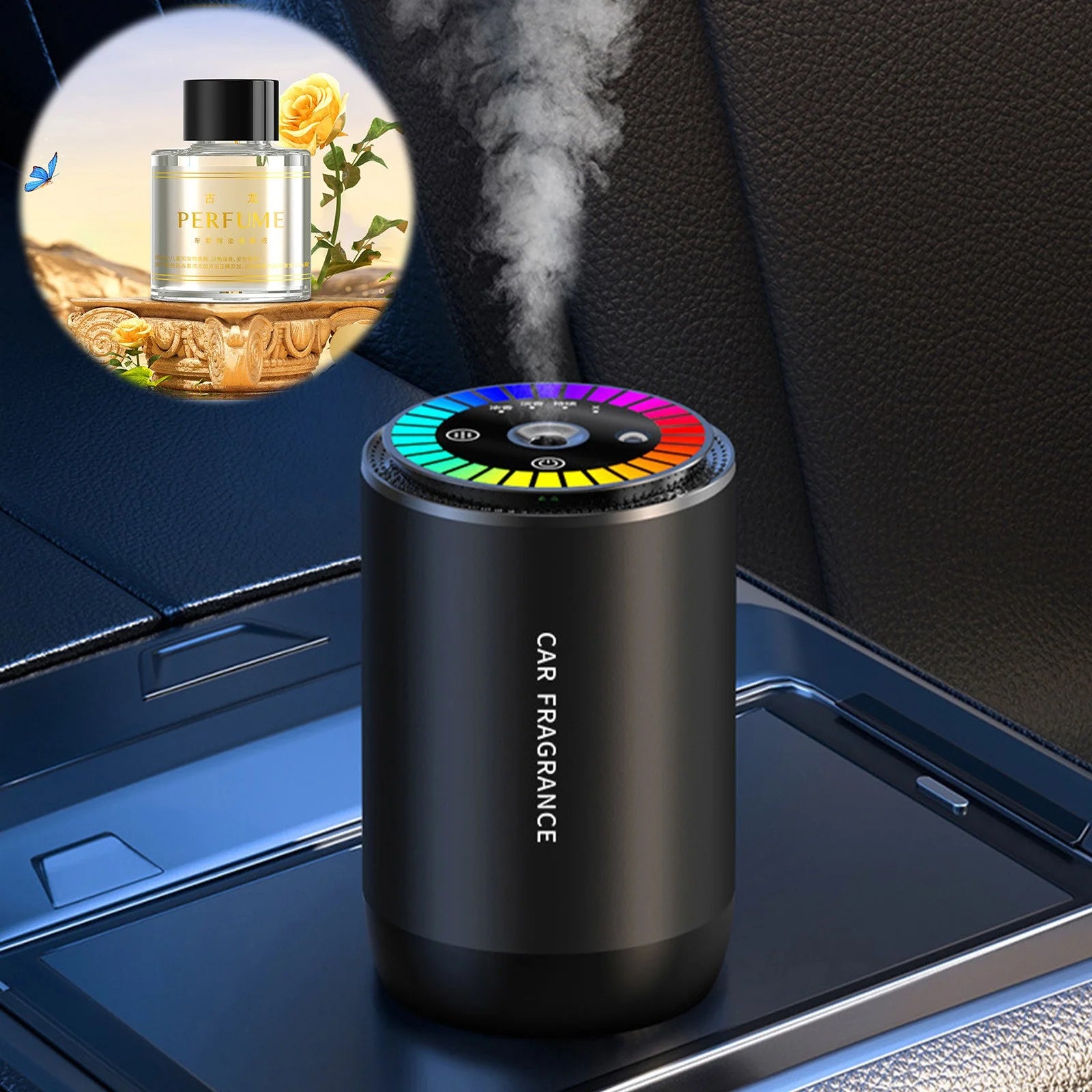 1.6 Oz Smart Car Air Fresheners, Car Freshener Essential Oil Diffuser, New Car Smell Air Freshener, Auto On/Off