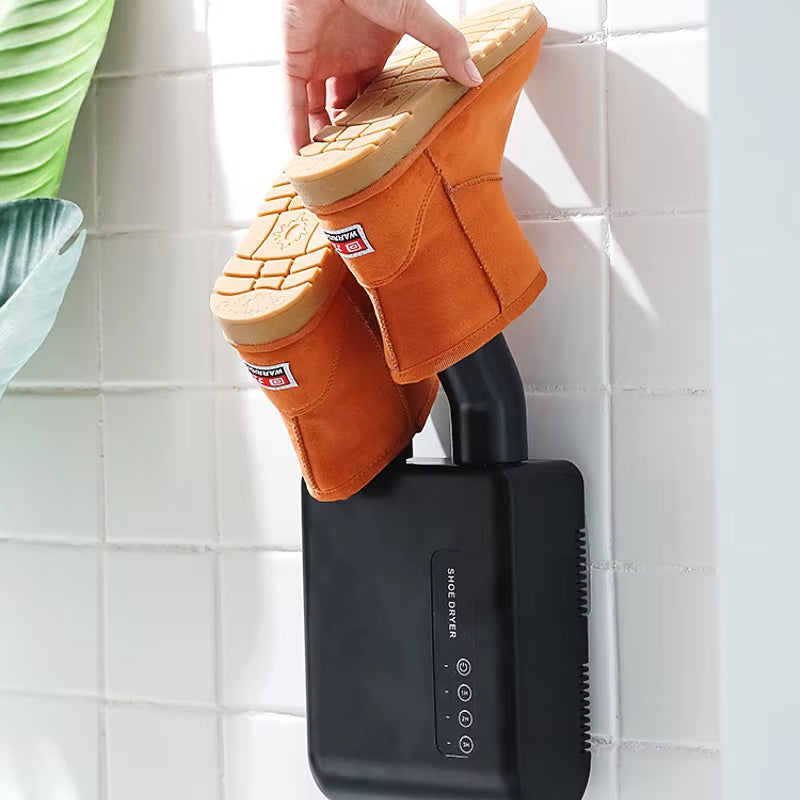 Electric Shoe Dryer Wall Mounted Boots Deodorizer Household Multifunctional Shoe Drying Machine Quick Warm Shoe Heater for Home